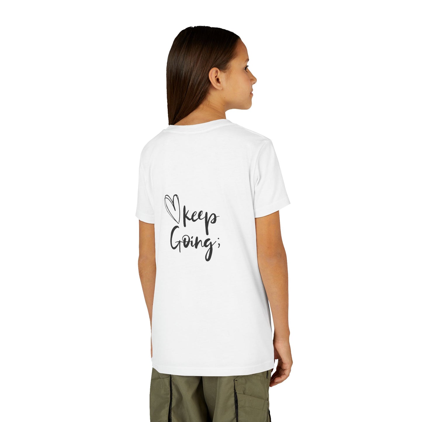 Inspiring Youth Tee: You Matter, Keep Going - Motivational T-Shirt for Kids, Positive Vibes, Birthday Gift, Back-to-School, Everyday Wear