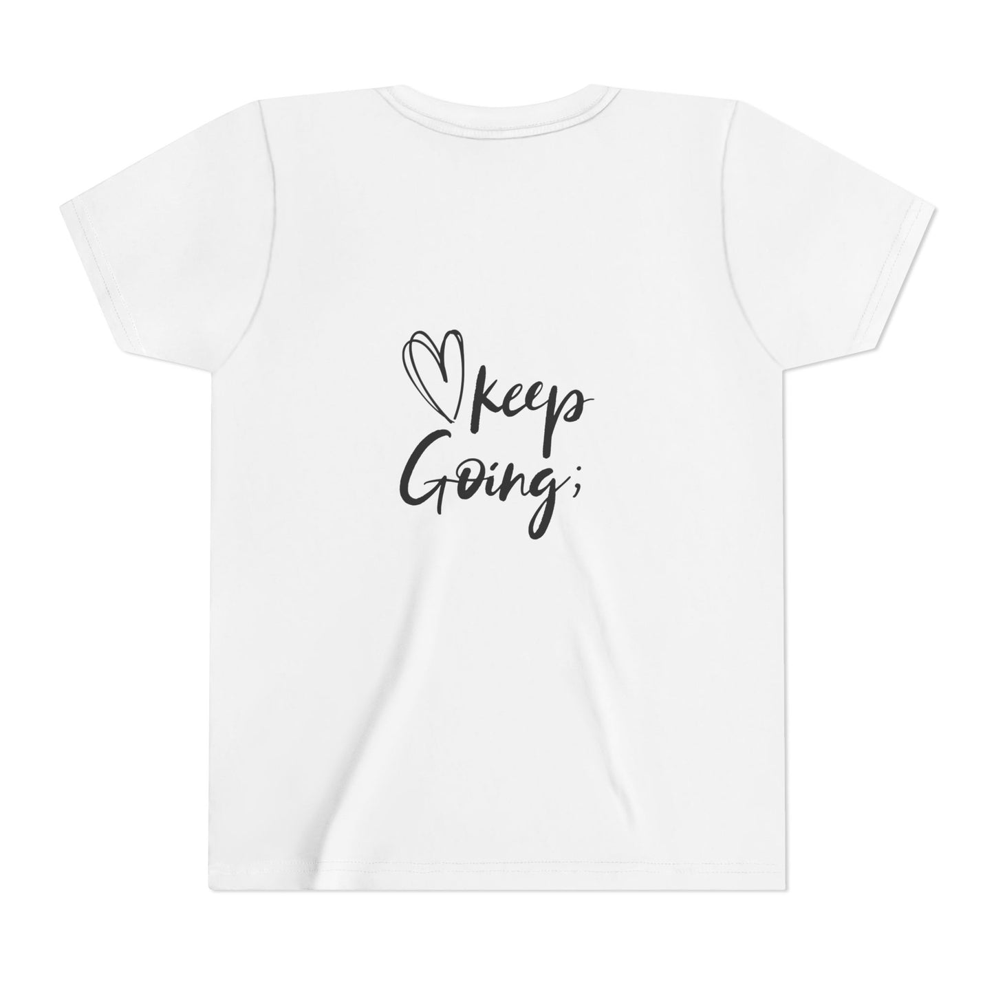 Inspiring Youth Tee: You Matter, Keep Going - Motivational T-Shirt for Kids, Positive Vibes, Birthday Gift, Back-to-School, Everyday Wear