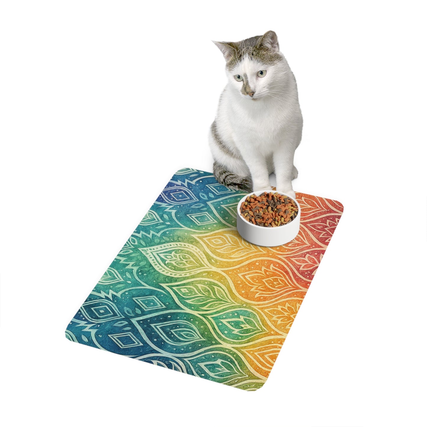 RainBoHo Pet Food Mat