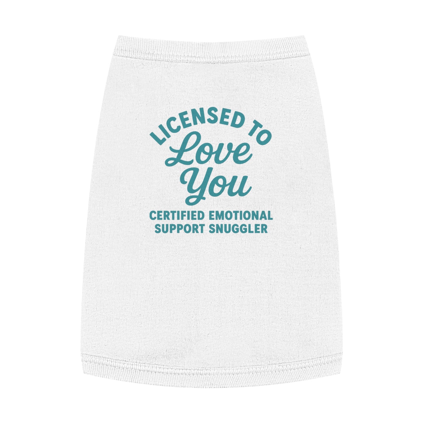 "Licensed to Love You" Pet Tank Top