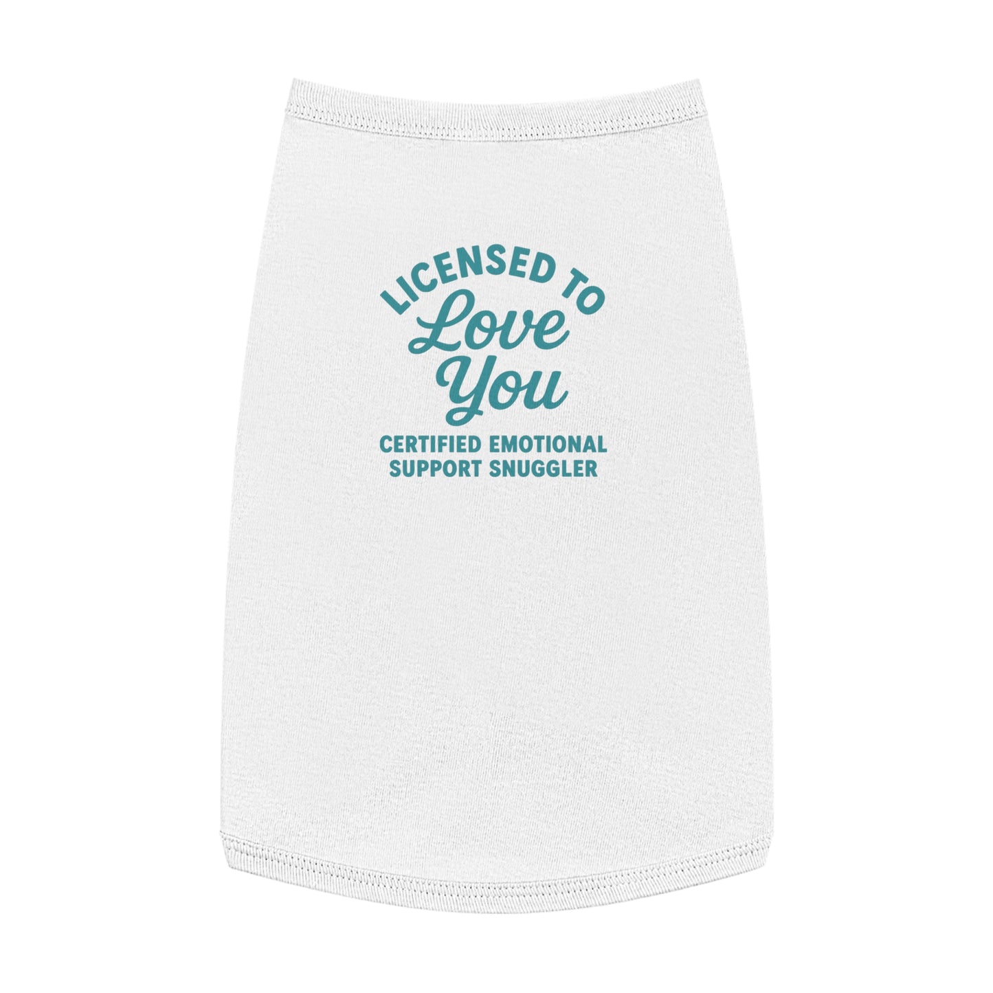 "Licensed to Love You" Pet Tank Top