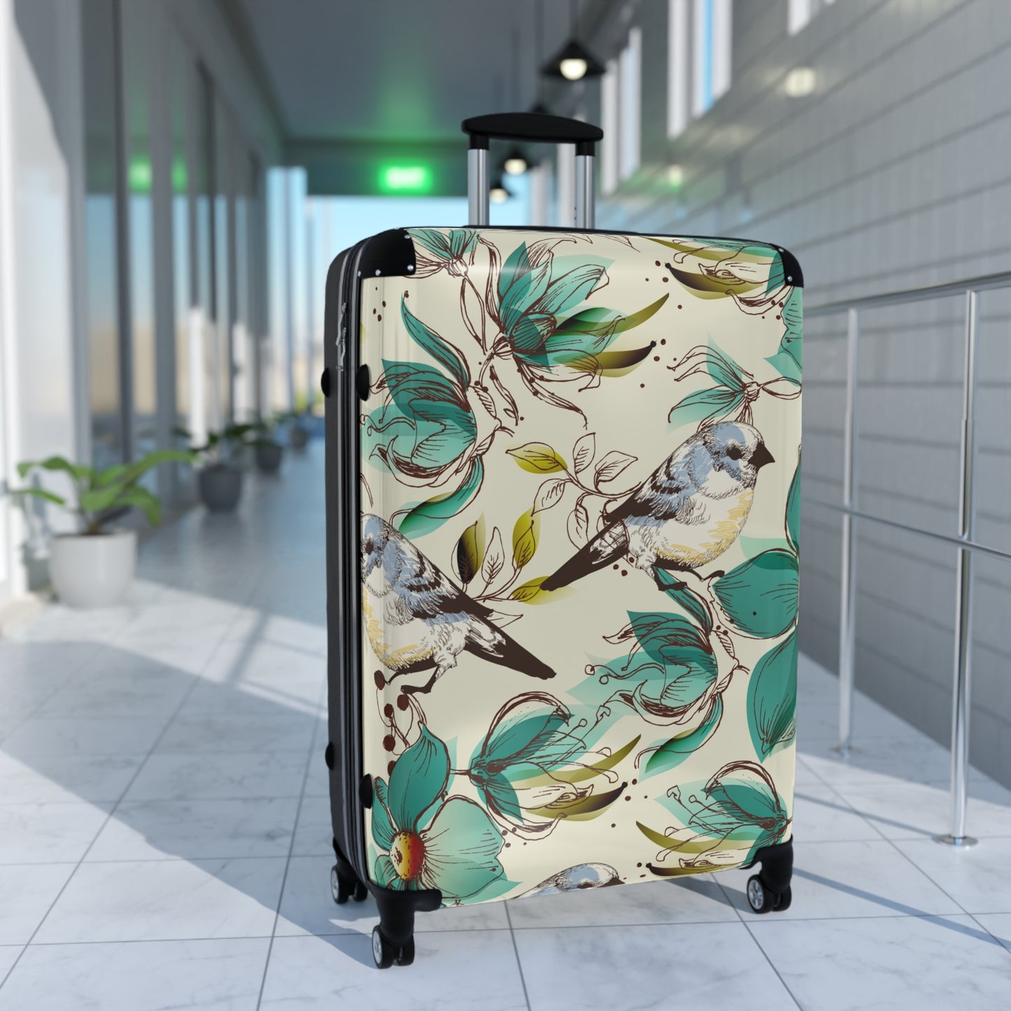Watchful Bluejay Suitcase