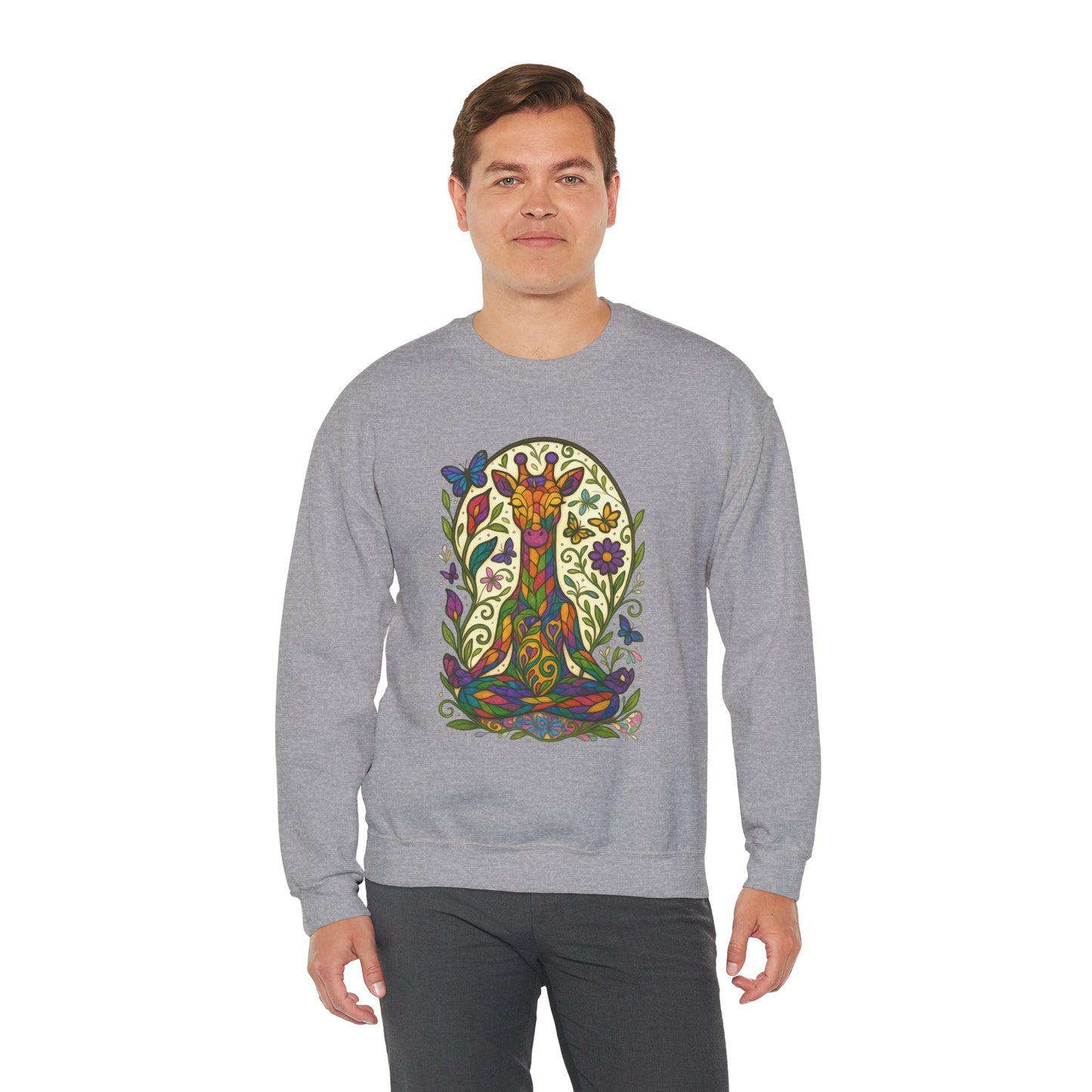Meditating Giraffe Sweatshirt