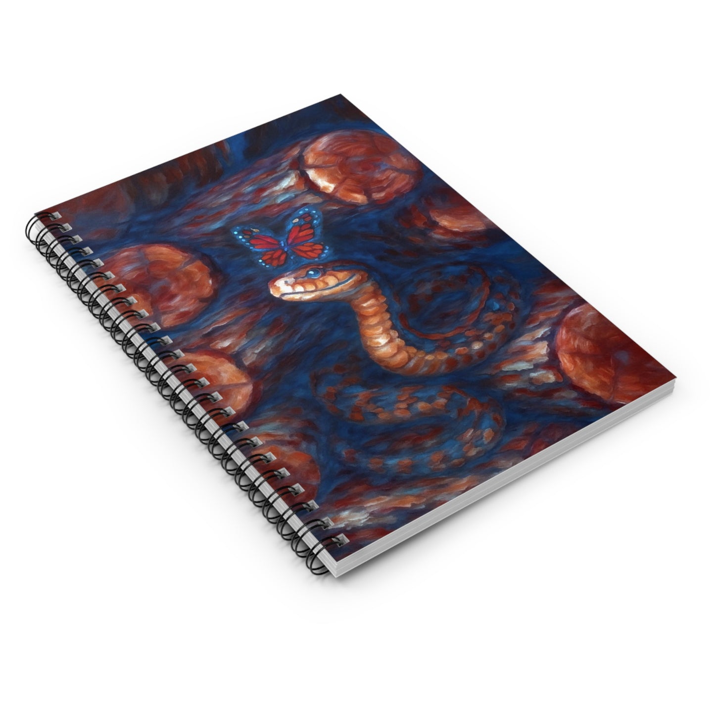 Snakes are Beauty in the Woodpile Spiral Notebook Journal