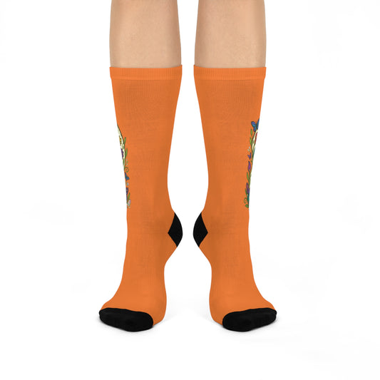 Meditating Giraffe High-Vis Socks