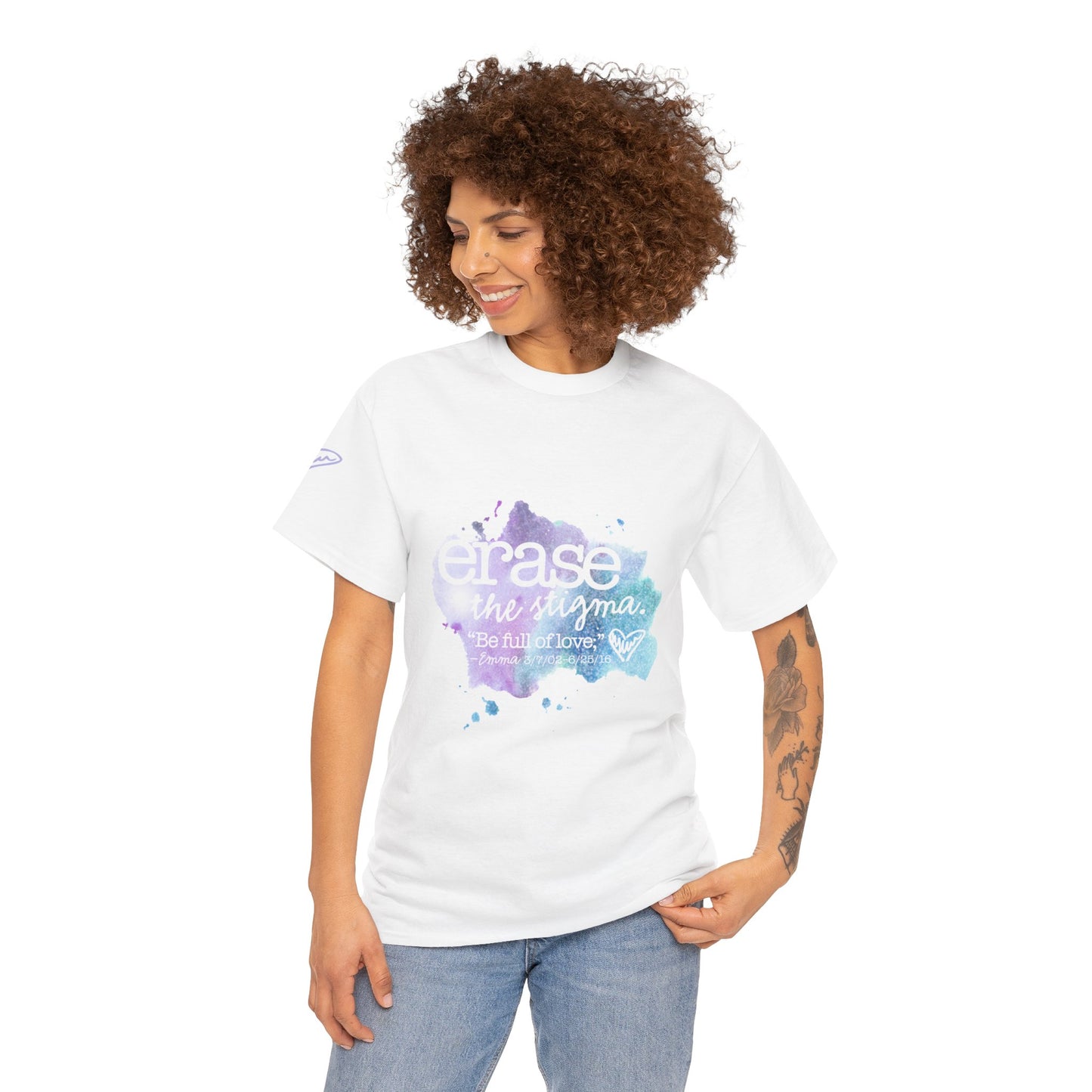 Erase the Stigma Unisex Heavy Cotton Tee