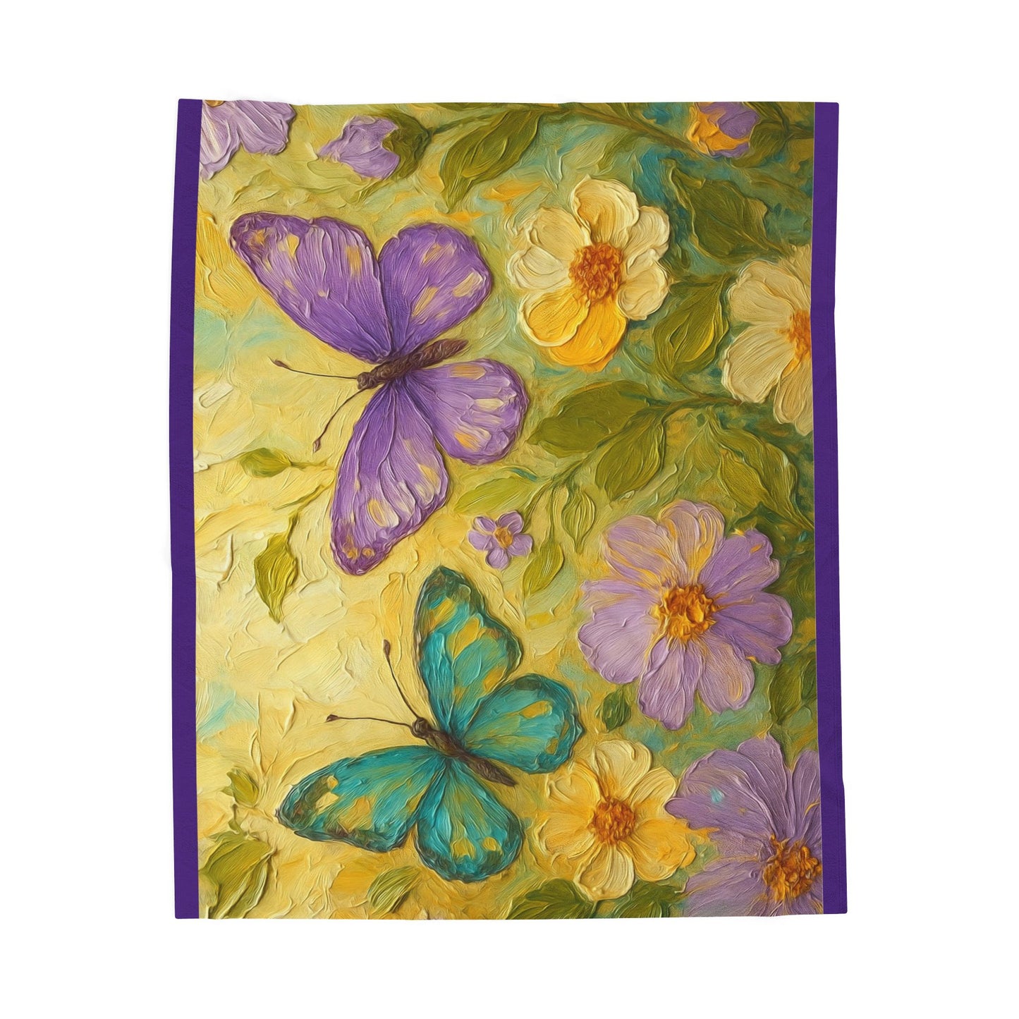 Bloomin' Beauties Plush Blanket