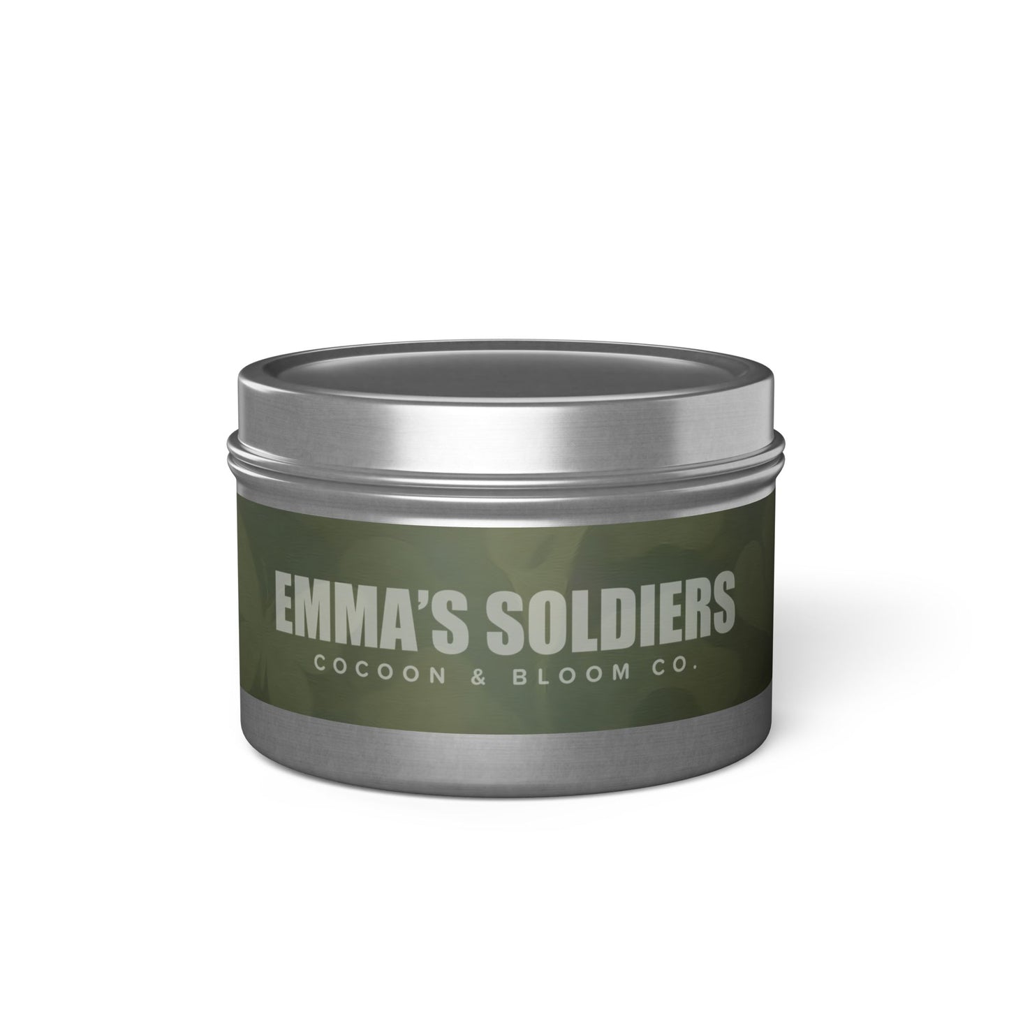 Emma's Soldiers Rustic Tin Candles