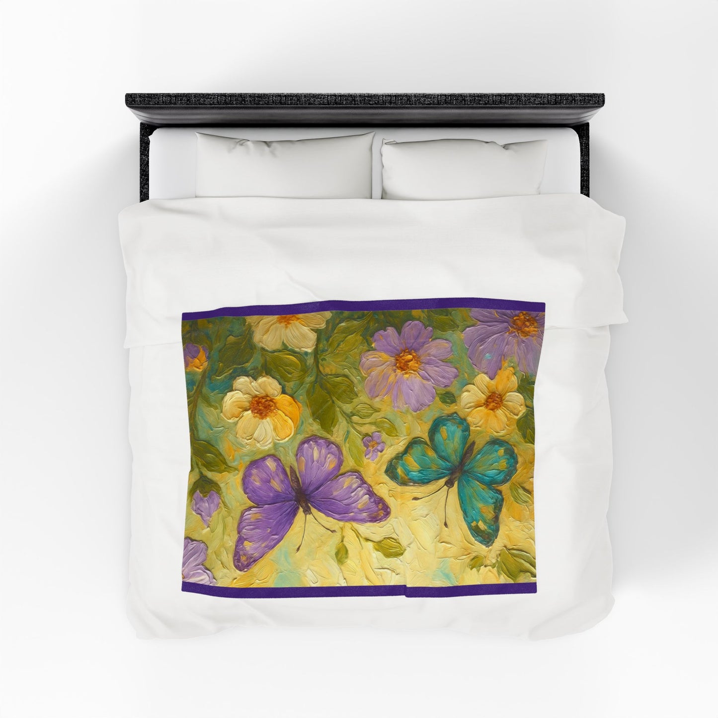 Bloomin' Beauties Plush Blanket