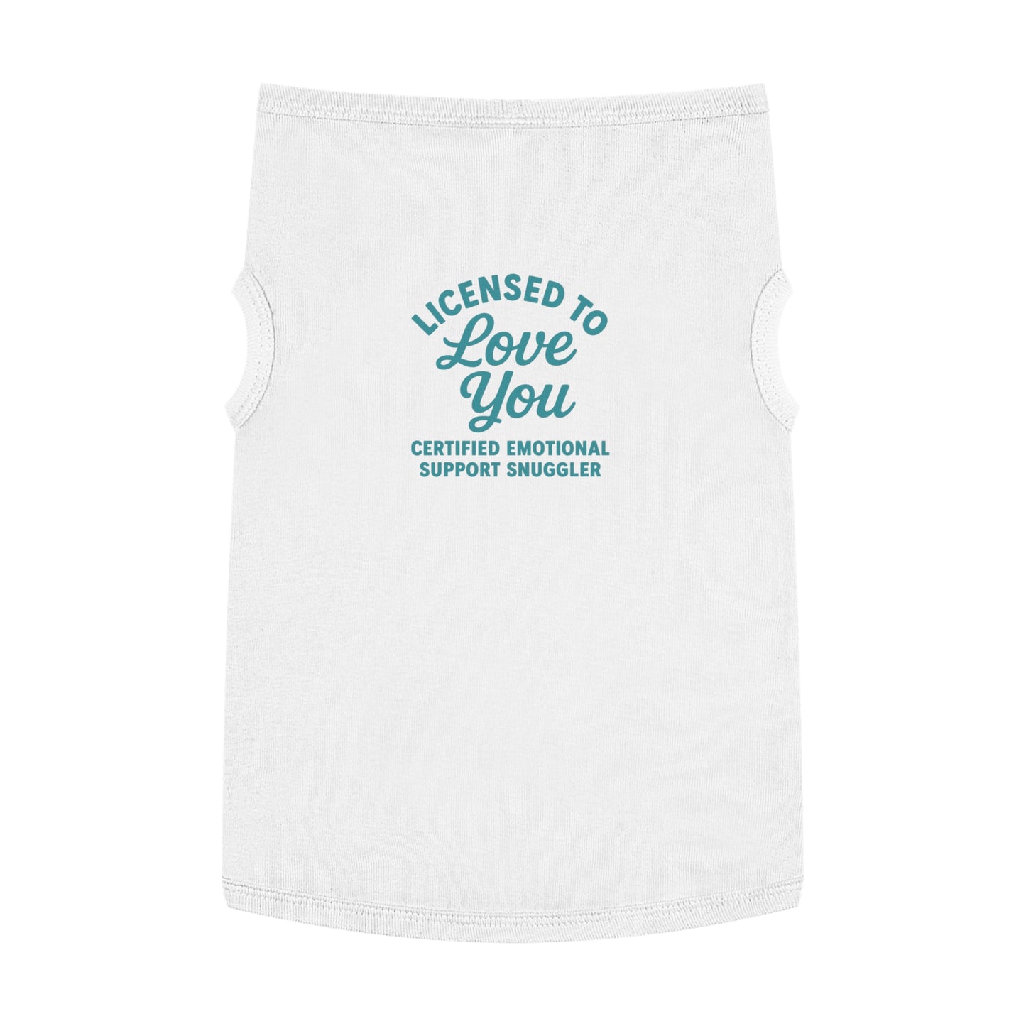 "Licensed to Love You" Pet Tank Top
