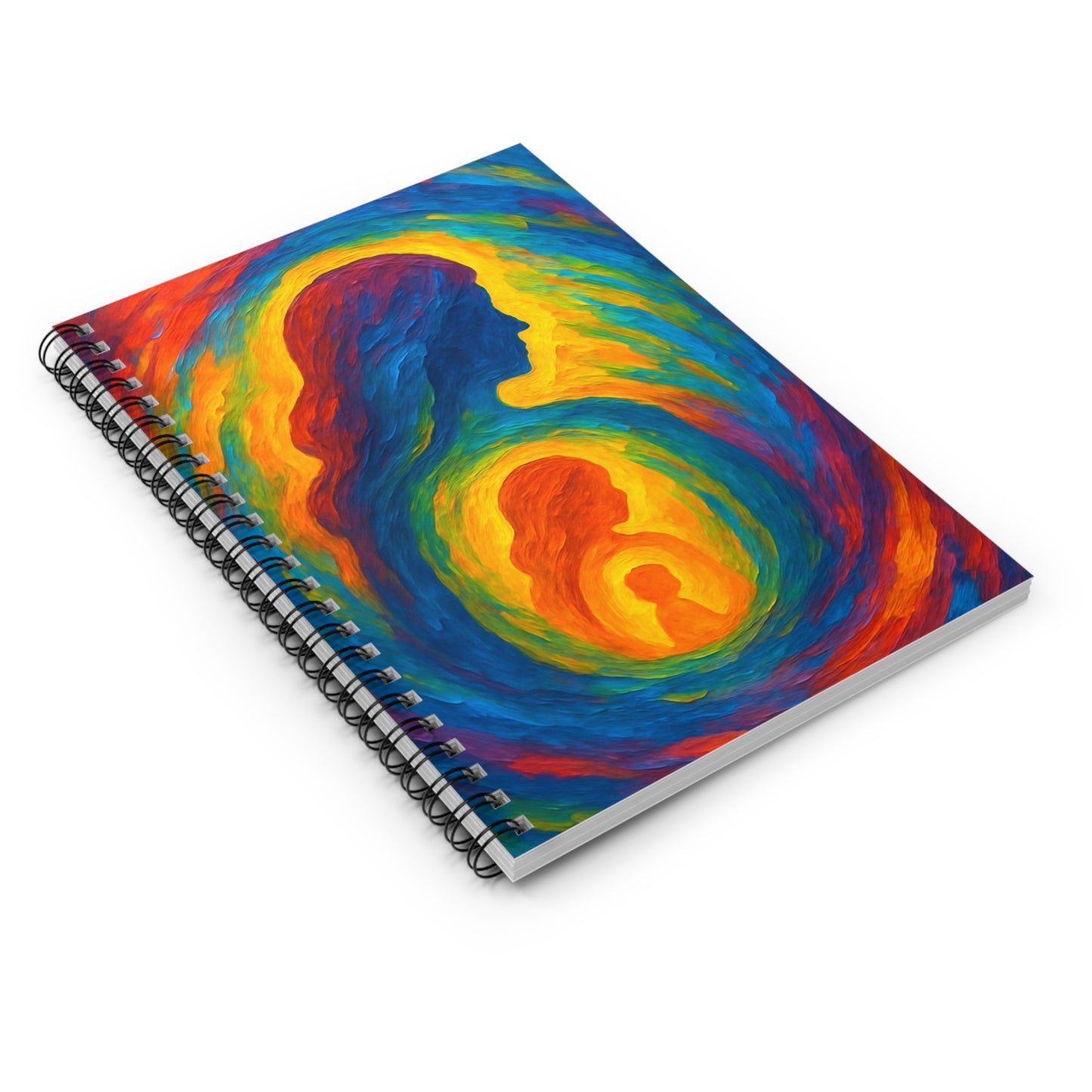 Colorful Reflection Spiral Notebook