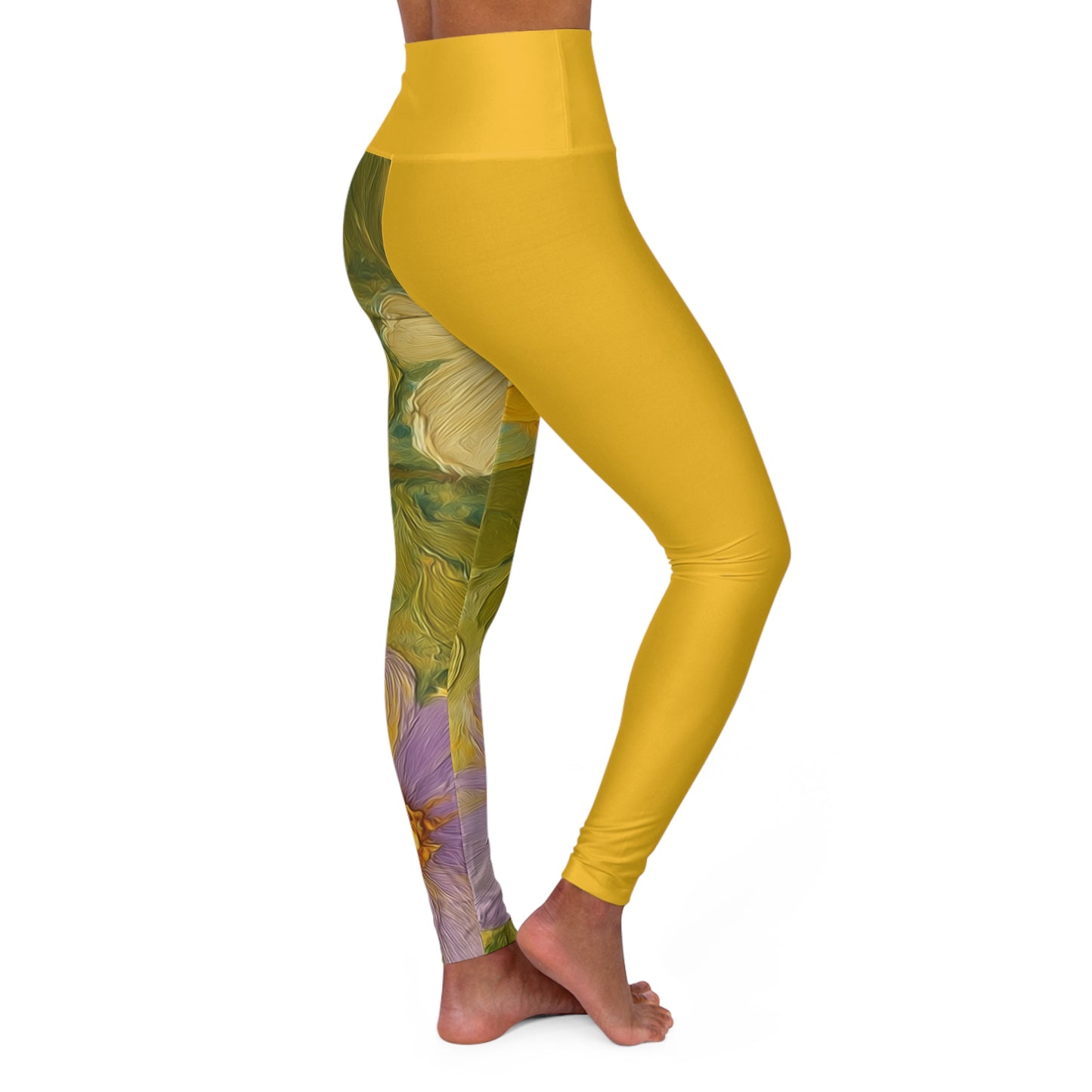 Bloomin' Beauties High Waisted Yoga Leggings