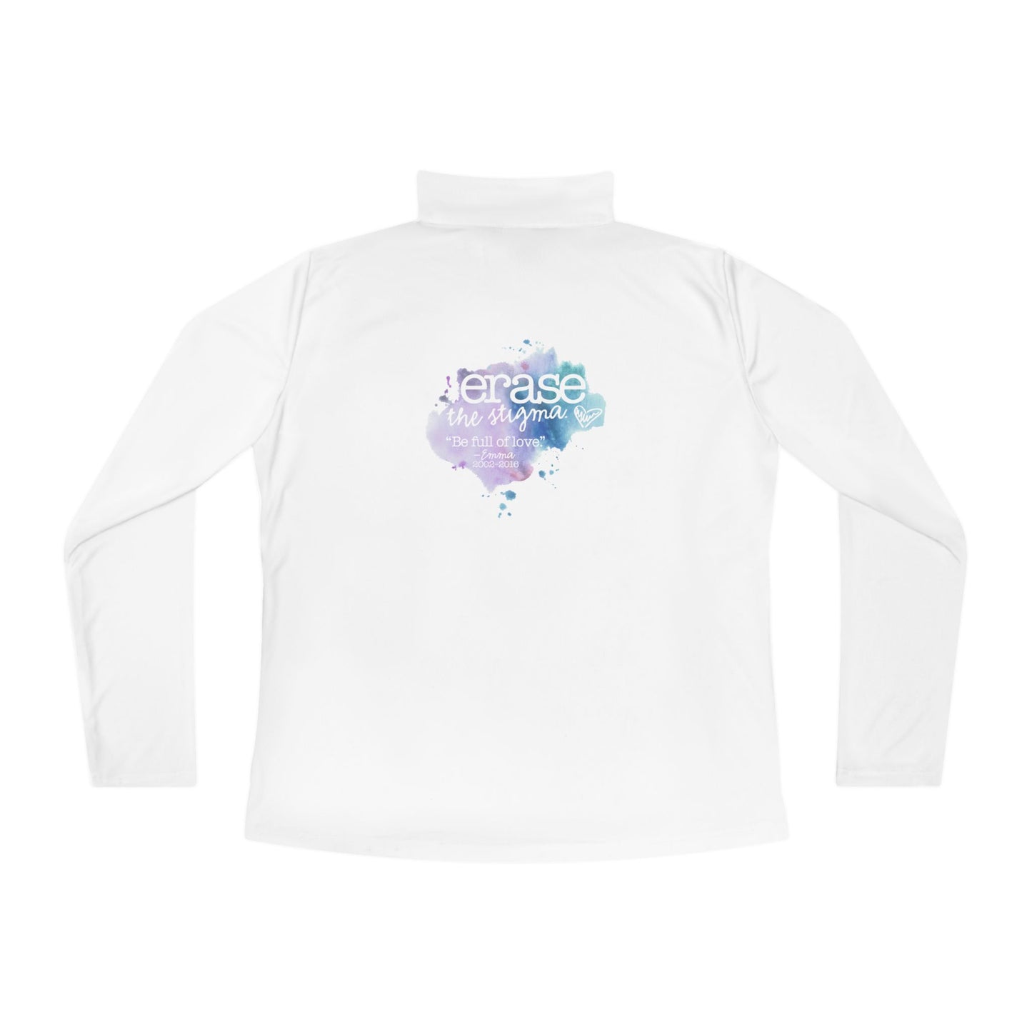 Erase the Stigma Ladies Quarter-Zip Pullover