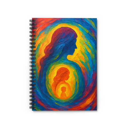 Colorful Reflection Spiral Notebook