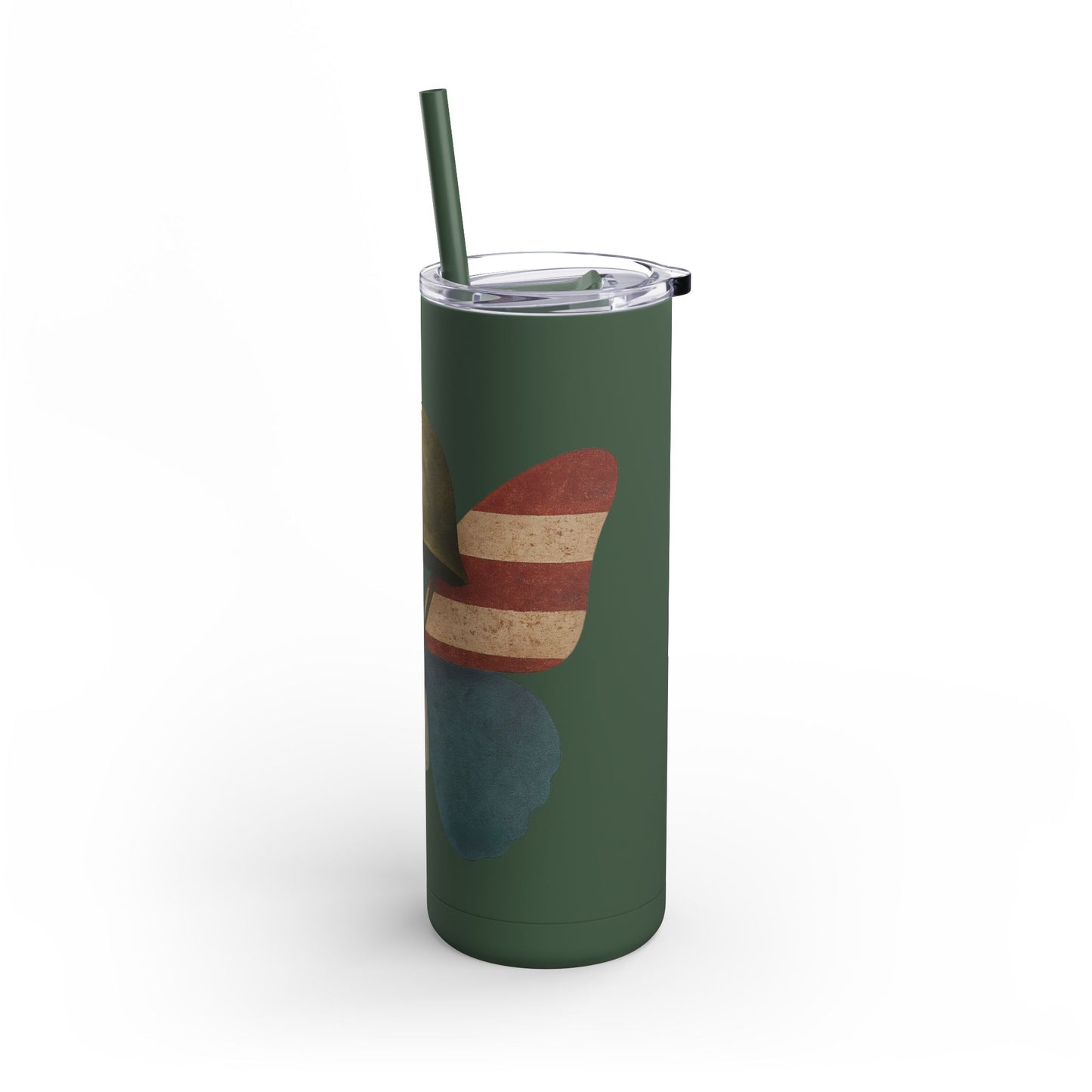 Patriotic Butterfly Tumbler