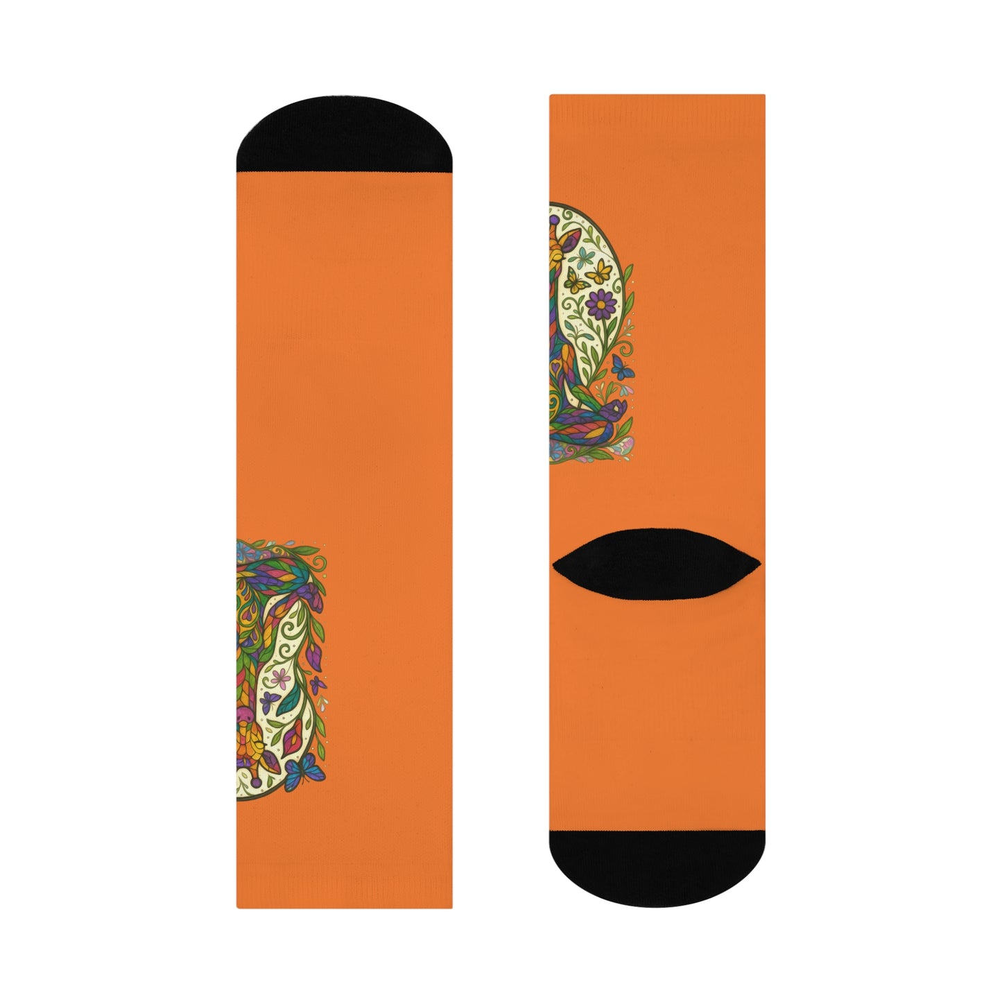 Meditating Giraffe High-Vis Socks