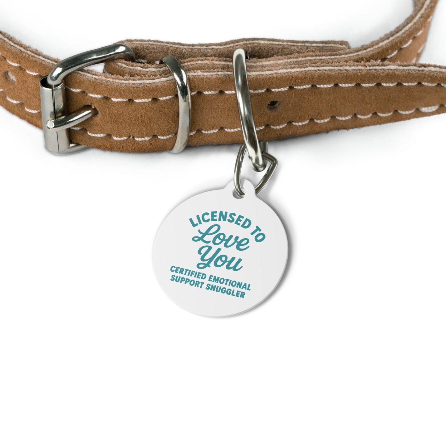 "Licensed to Love You" Pet Tag