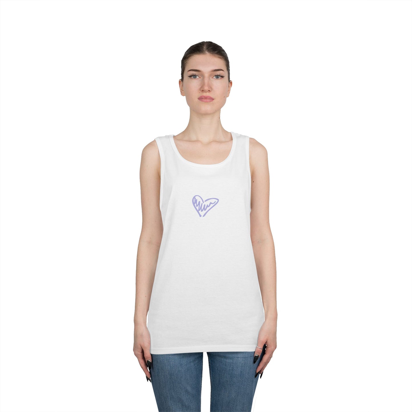 Erase the Stigma Heartfelt Unisex Heavy Cotton Tank Top