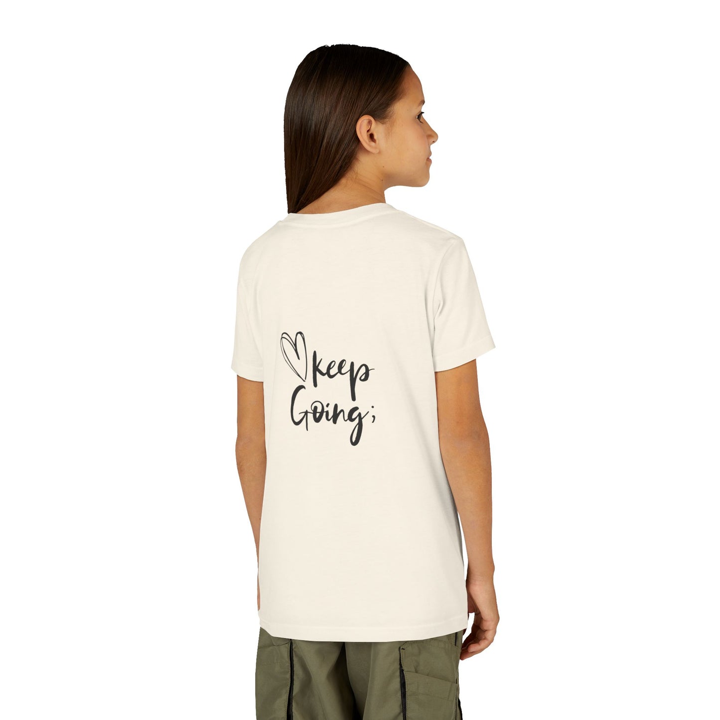 Inspiring Youth Tee: You Matter, Keep Going - Motivational T-Shirt for Kids, Positive Vibes, Birthday Gift, Back-to-School, Everyday Wear