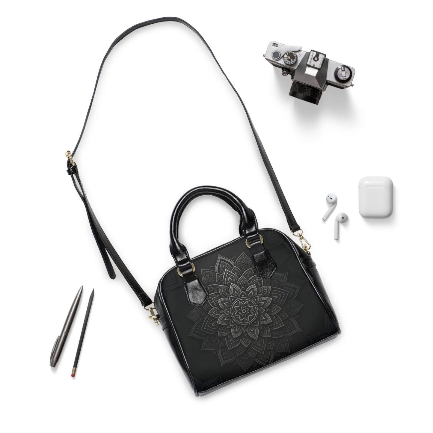Zen in Black & White Handbag