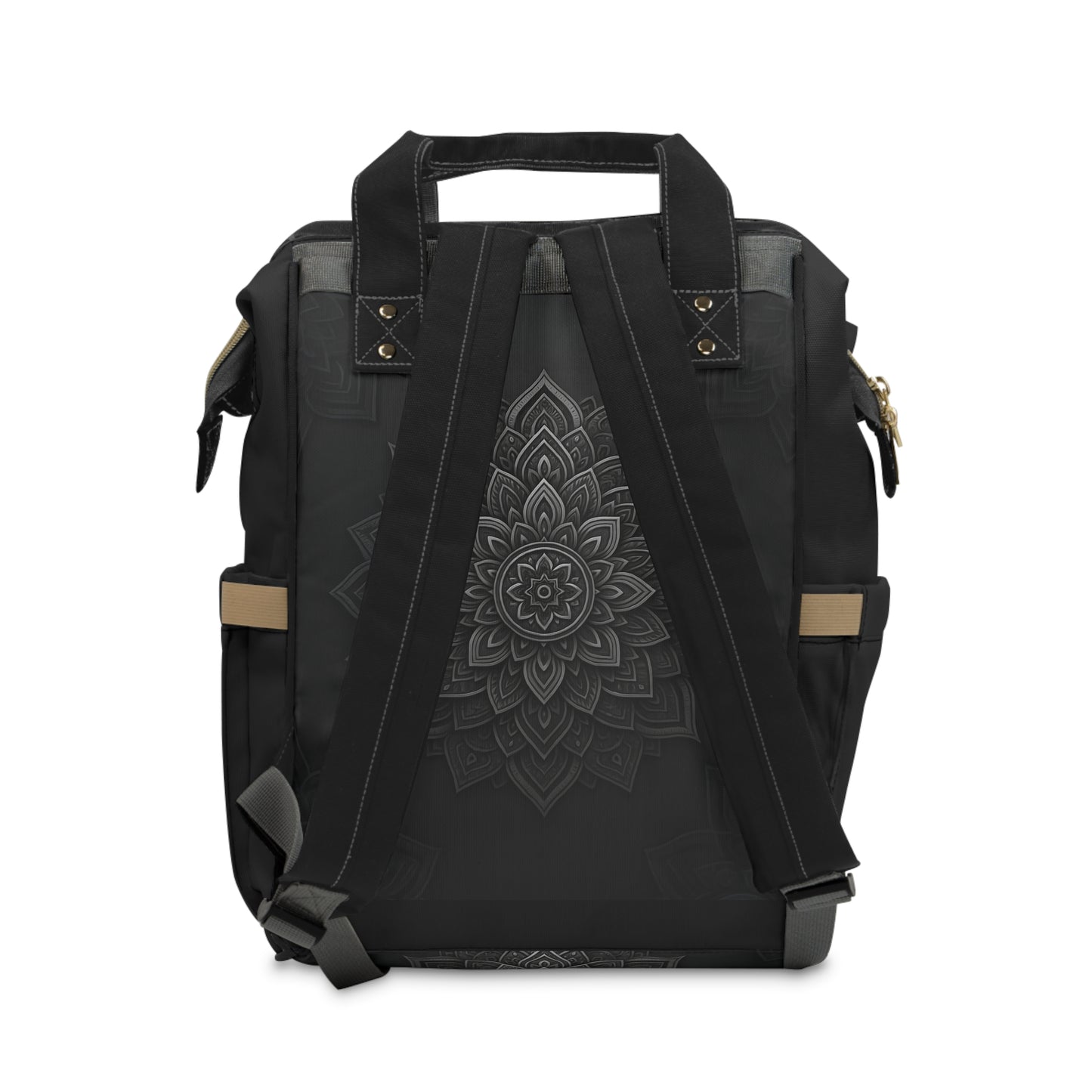 Zen in Black & White Multifunctional Diaper Backpack