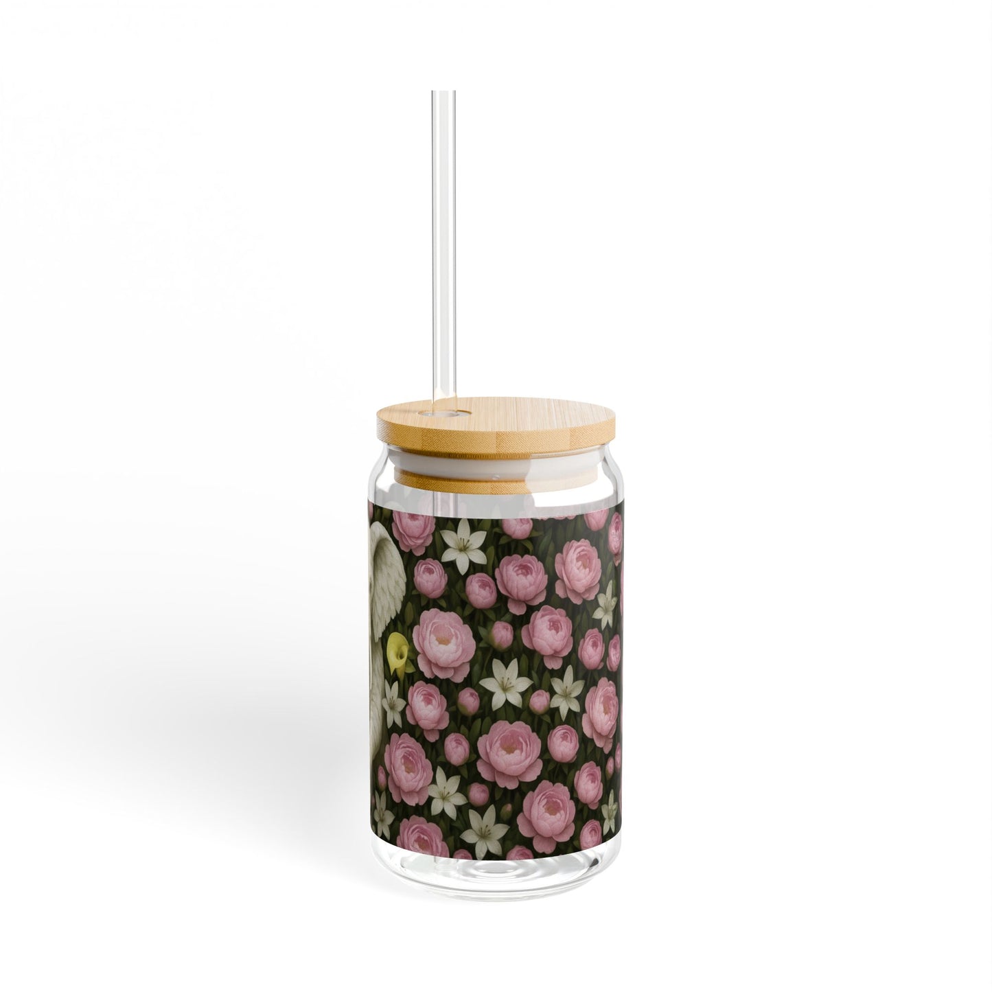 Eco-Friendly Garden Elephant Sipper Glass, 16oz