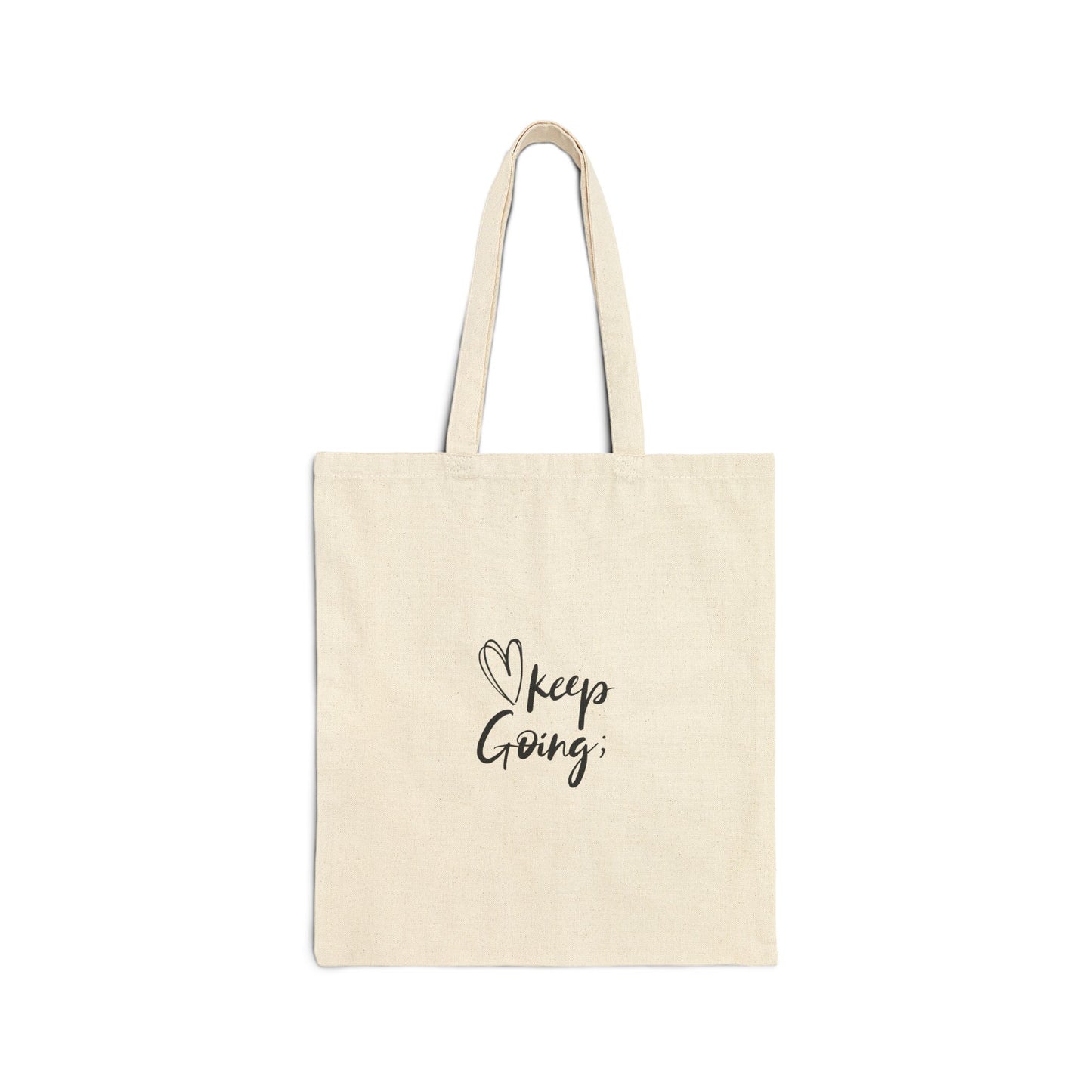 Keep Going; You Matter Canvas Tote