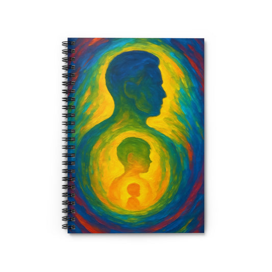 Colorful Reflection Spiral Notebook