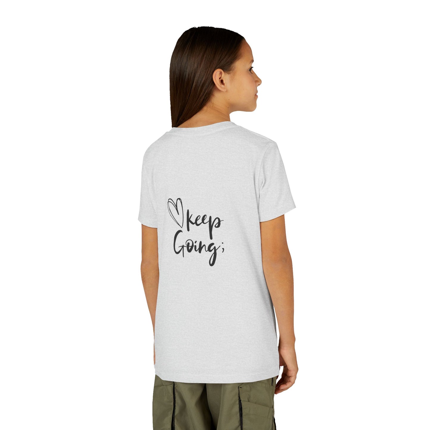 Inspiring Youth Tee: You Matter, Keep Going - Motivational T-Shirt for Kids, Positive Vibes, Birthday Gift, Back-to-School, Everyday Wear