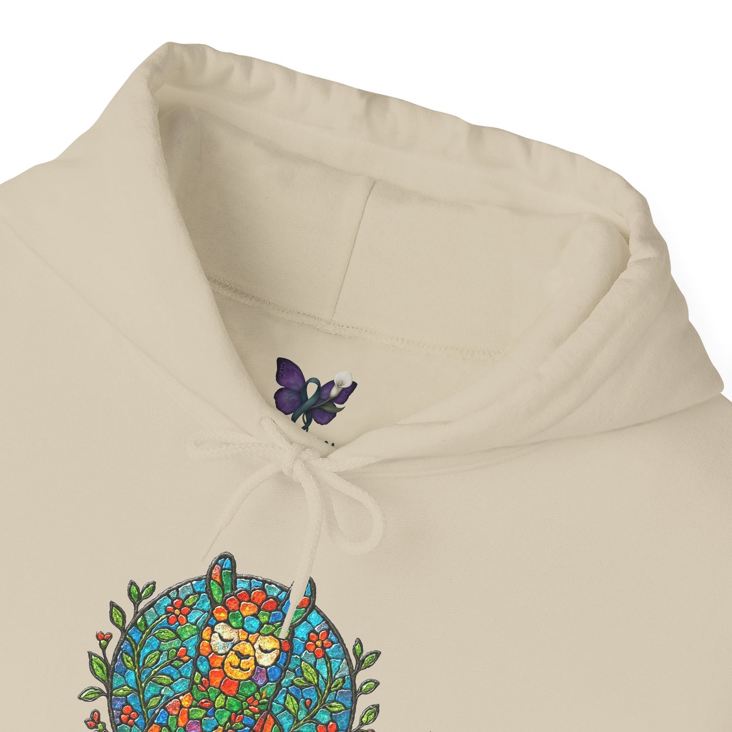 Meditating Llama Unisex Heavy Blend Hooded Sweatshirt