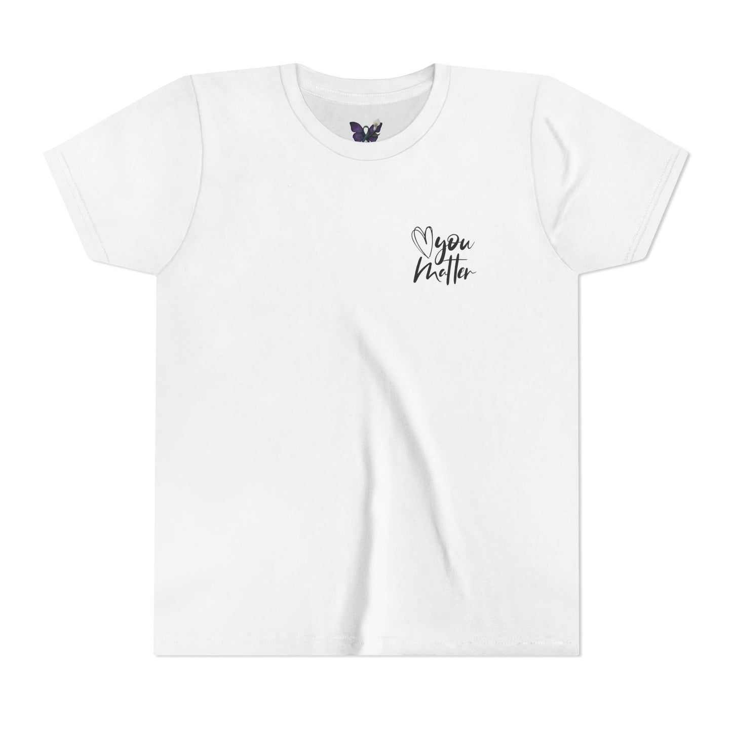 Inspiring Youth Tee: You Matter, Keep Going - Motivational T-Shirt for Kids, Positive Vibes, Birthday Gift, Back-to-School, Everyday Wear