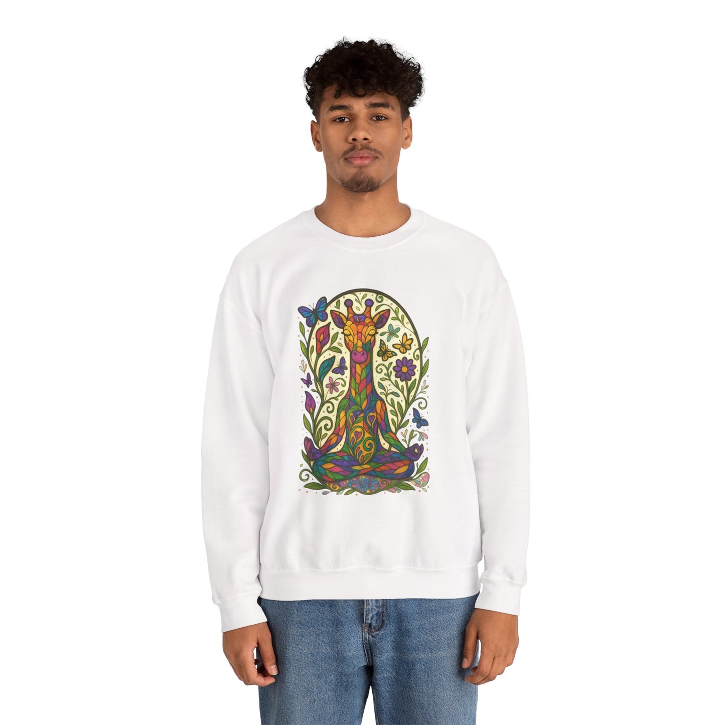 Meditating Giraffe Sweatshirt