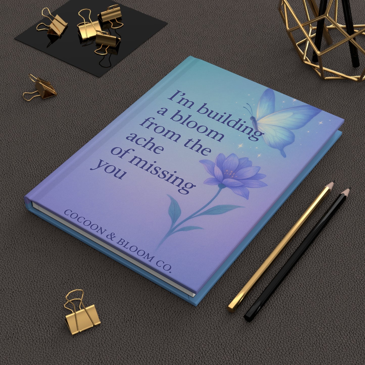 Bloom Building & Grief Healing Hardcover Journal