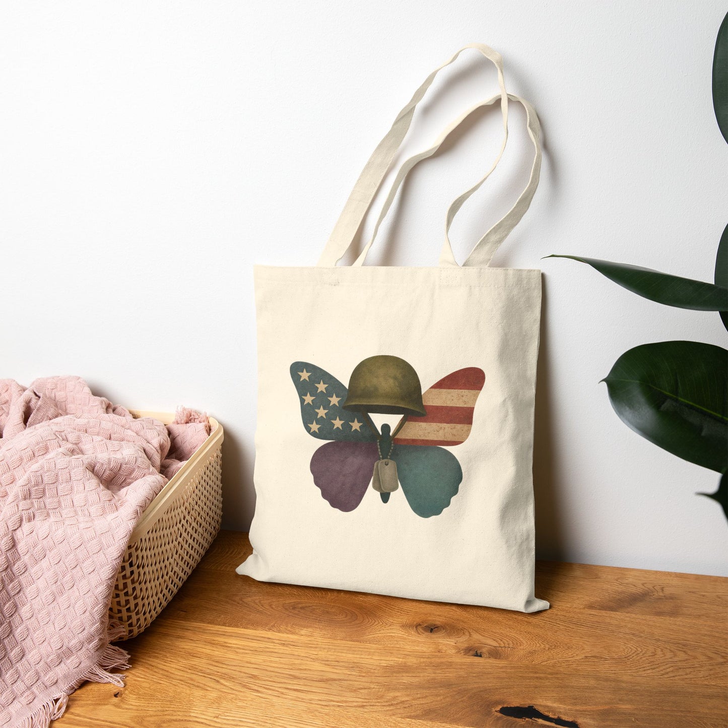 Wings of Honor Canvas Tote Bag