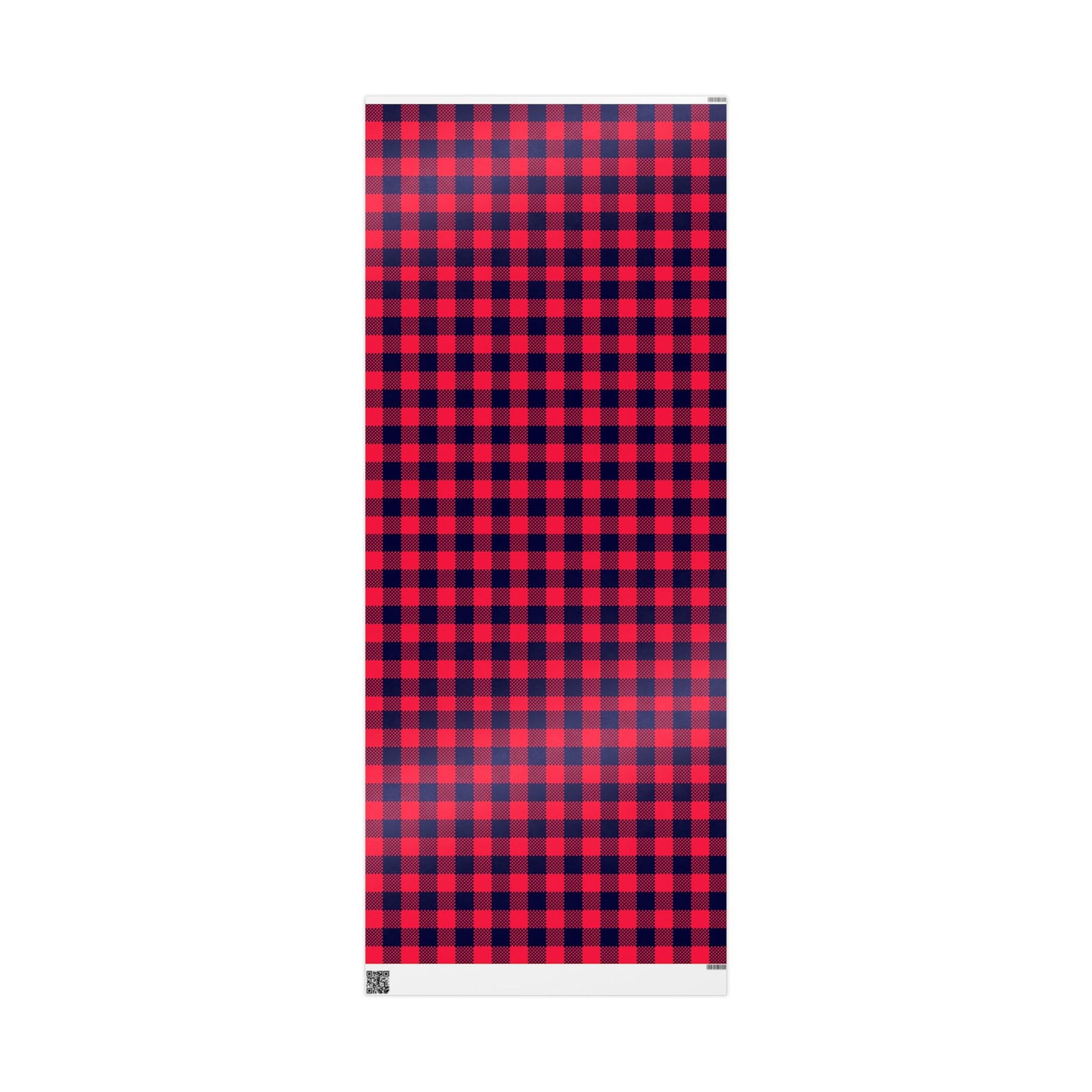 Red Plaid Gift Wrapping Paper