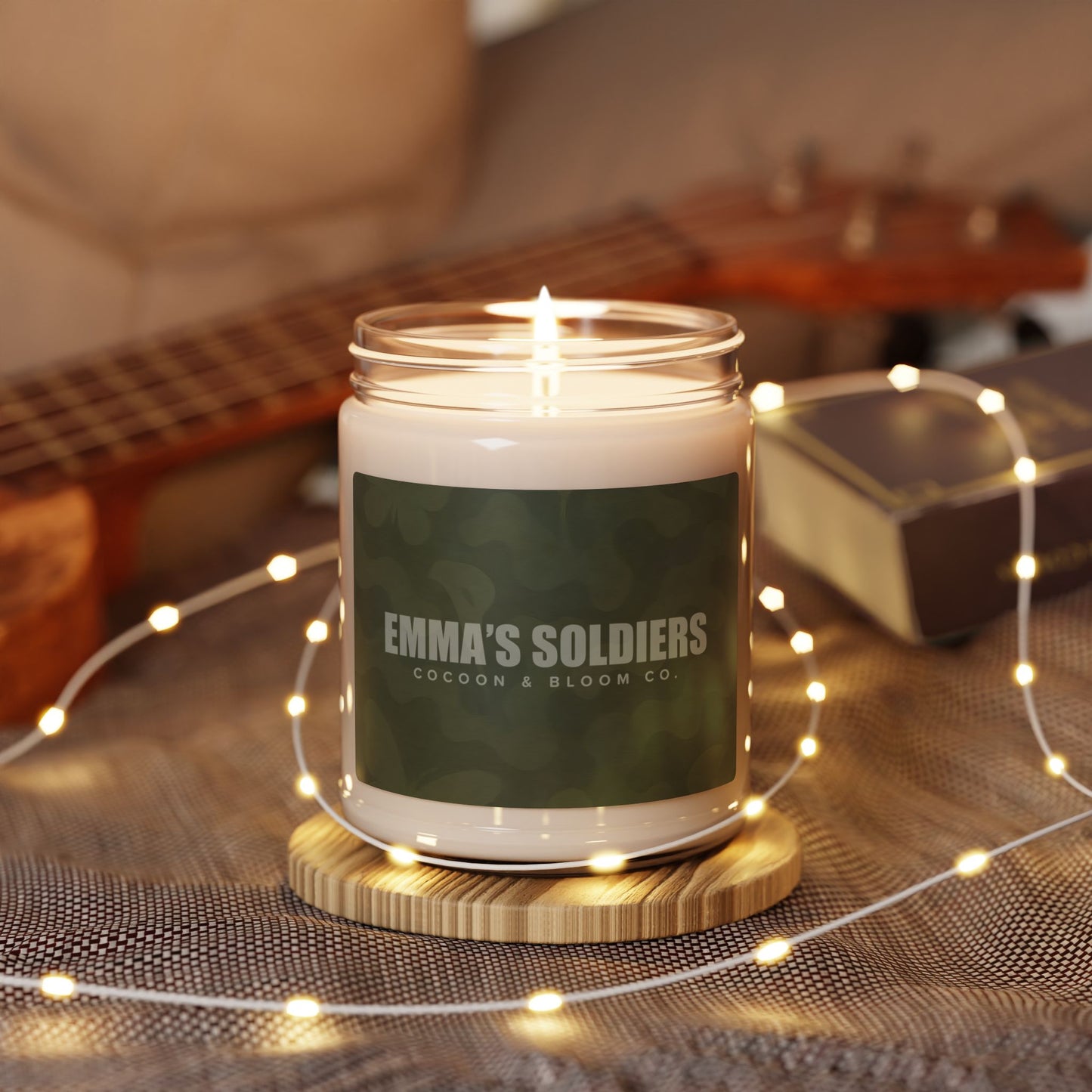Emma's Soldiers Camo Scented Soy Candle