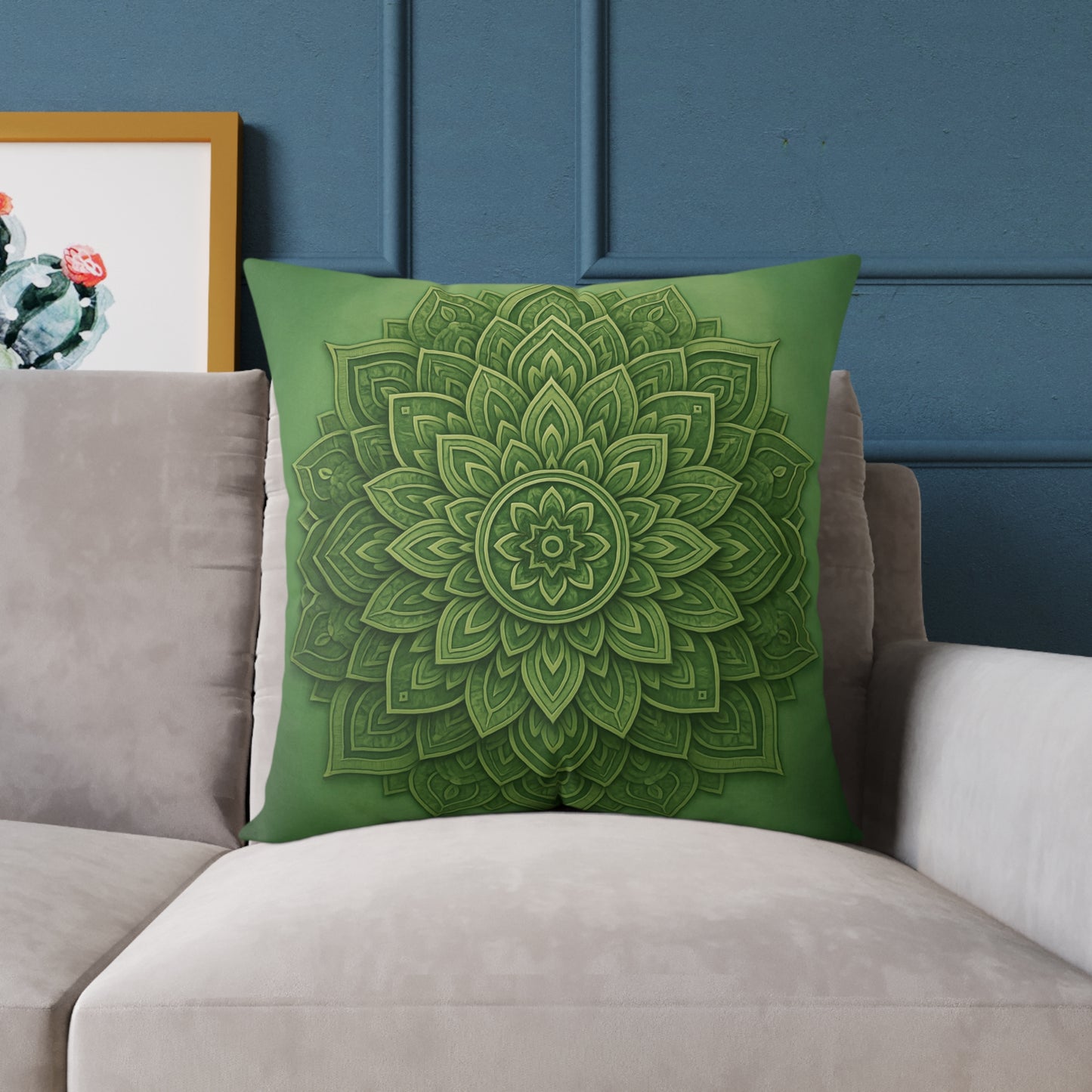 Sage Strength Mandala Pillow