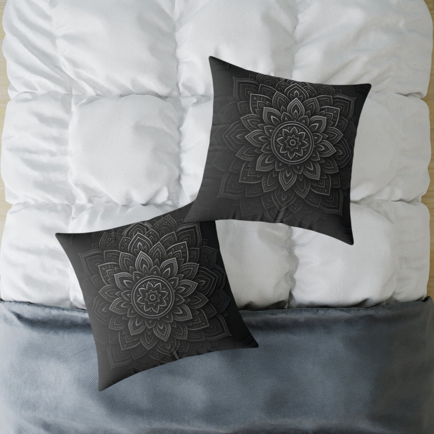 Zen in Black & White Pillow