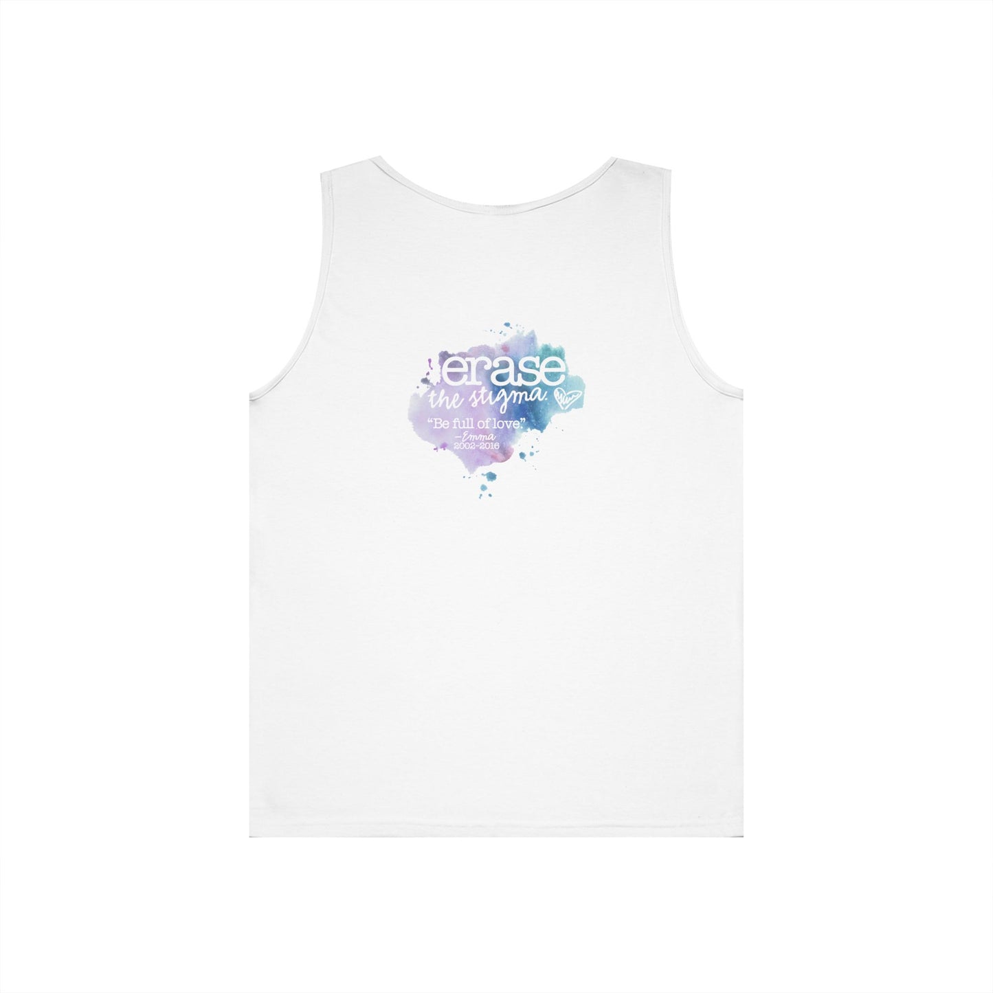 Erase the Stigma Heartfelt Unisex Heavy Cotton Tank Top
