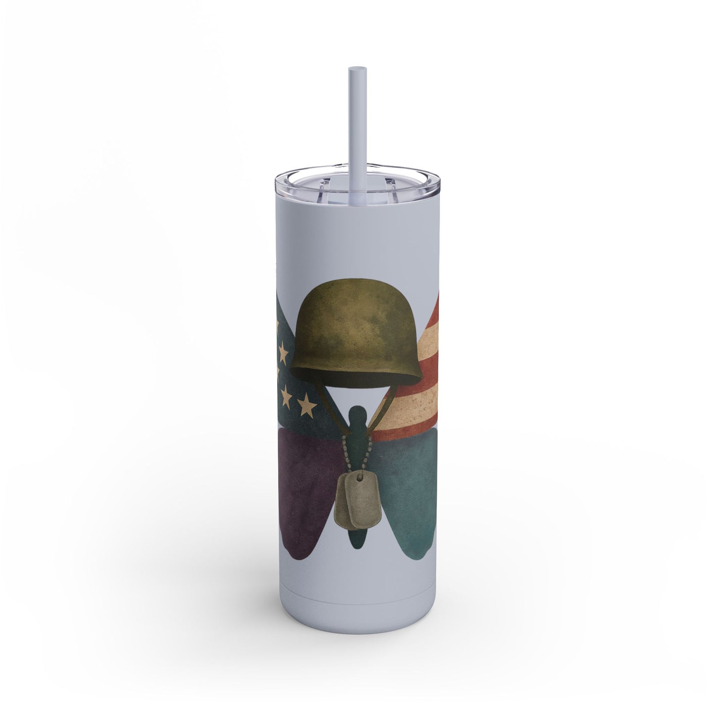 Patriotic Butterfly Tumbler