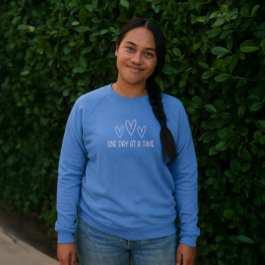 One Day at a Time Crewneck Sweatshirt