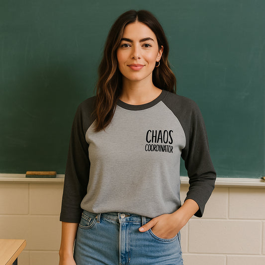 Chaos Coordinator Unisex Loose Fit Raglan Tee