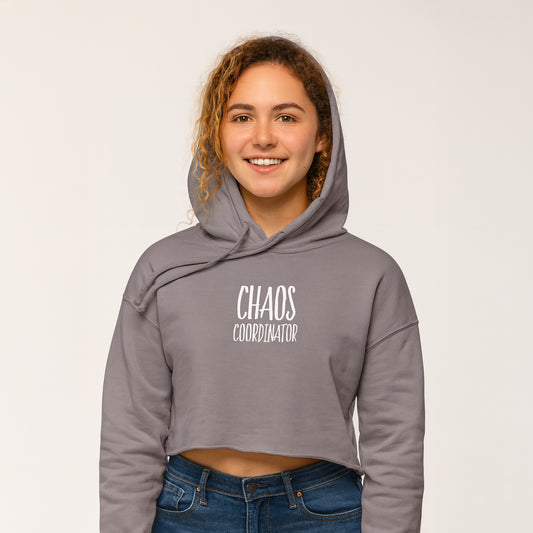 Chaos Coordinator Women's Cropped Hoodie