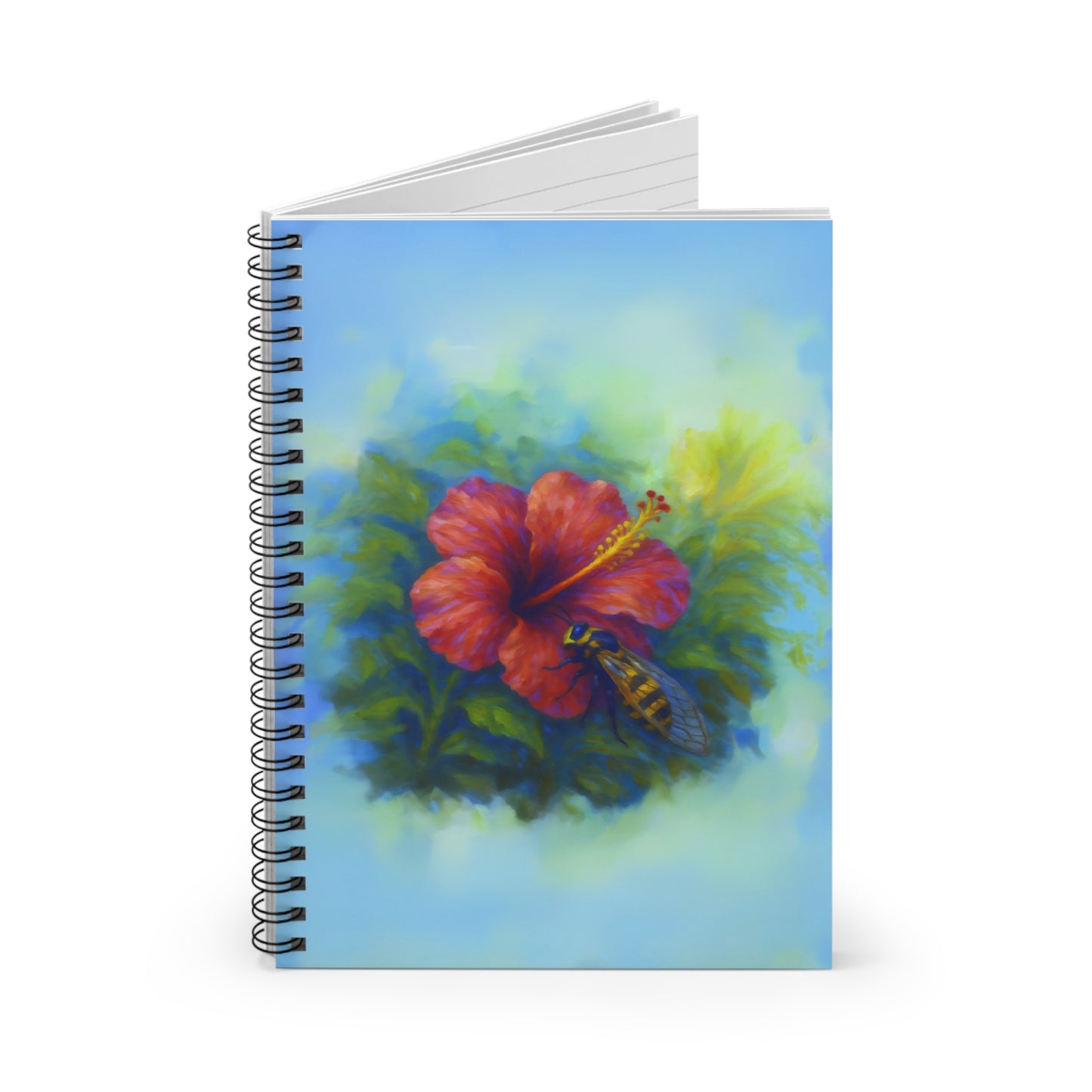 Killer Vibes, Tender Touch (Vibrant Flower) Spiral Notebook Journal