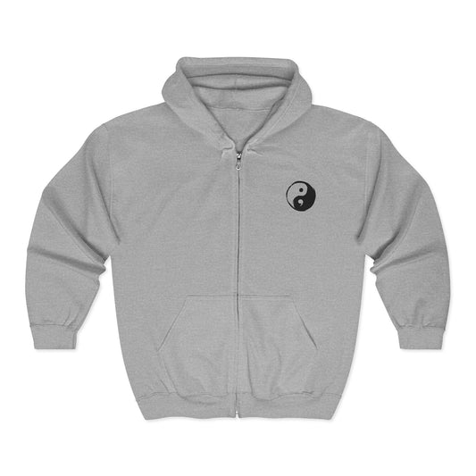 Semicolon Yen Yang Unisex Full Zip Hoodie