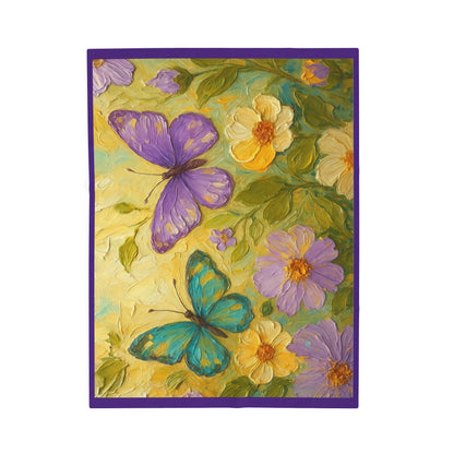 Bloomin' Beauties Plush Blanket