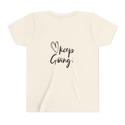 Inspiring Youth Tee: You Matter, Keep Going - Motivational T-Shirt for Kids, Positive Vibes, Birthday Gift, Back-to-School, Everyday Wear