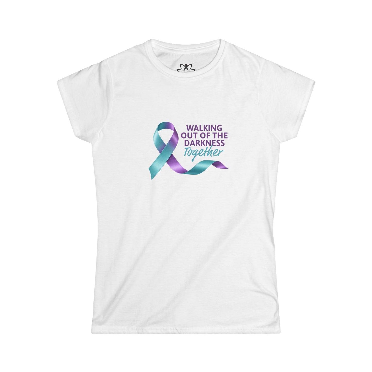 "Walking Out of the Darkness Together" Soft Style Tee