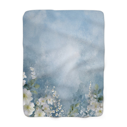 Cloud Blossoms Soft Fleece Throw