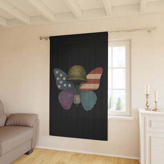 Wings of Honor Blackout Window Curtains